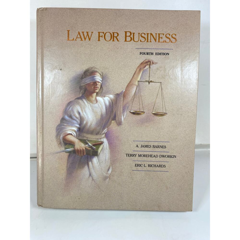 Law for Business by Barnes, Dworkin, and Richards, Fourth Edition.